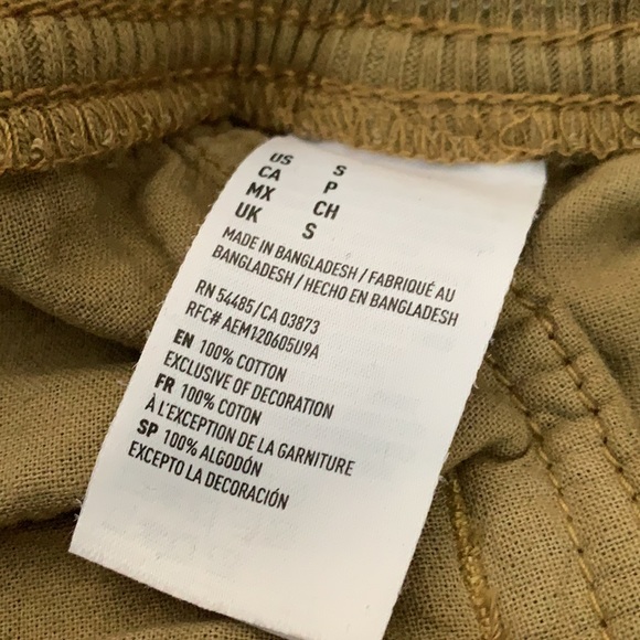 AMERICAN EAGLE, Joggers, Med Dark Khaki Color, SMALL - Picture 4 of 7